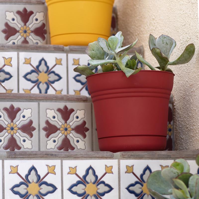 BLOEM CHẬU TRỒNG CÂY 21.5X25CM BẰNG NHỰA