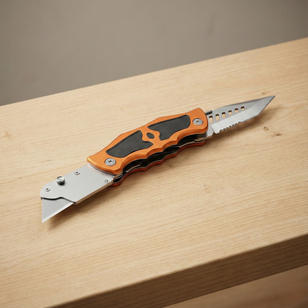 DAO GẤP HAI ĐẦU TACTIX 240MM BẰNG THÉP