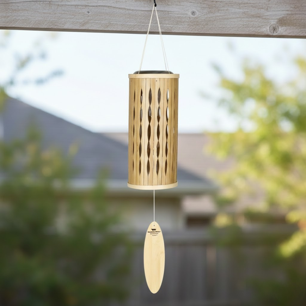 WOODSTOCK CHIMES CHUÔNG GIÓ TRE TÍCH HỢP ĐÈN 71CM