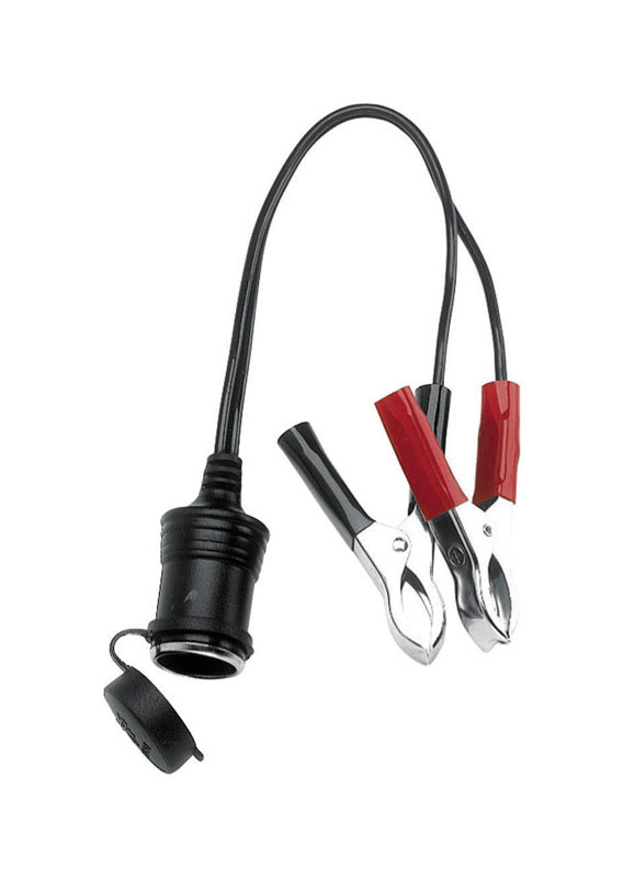 CUSTOM ACCESSORIES KẸP & Ổ CẮM NỐI ẮC QUY ĐEN 12V