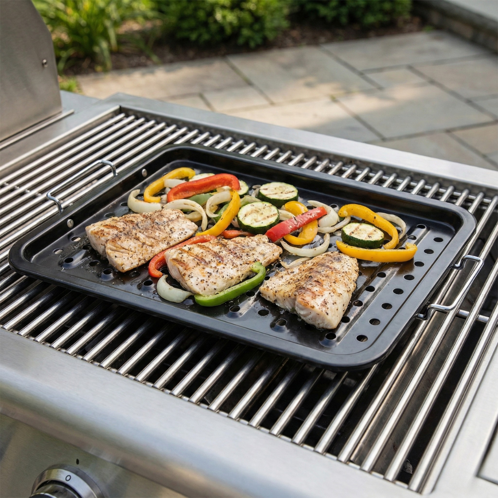 VỈ NƯỚNG BBQ GRILLMARK KÍCH THƯỚC 28X29CM