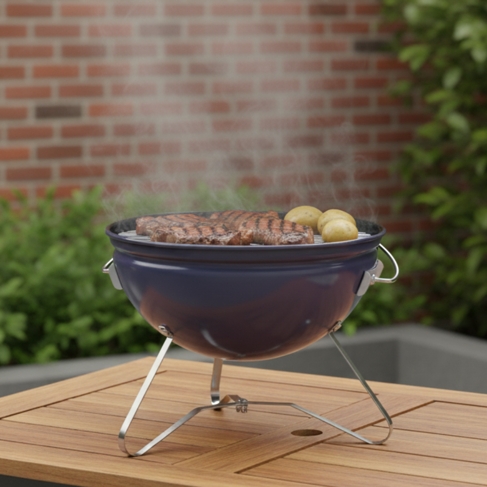 WEBER BẾP NƯỚNG THAN THÉP 36CM DÃ NGOẠI