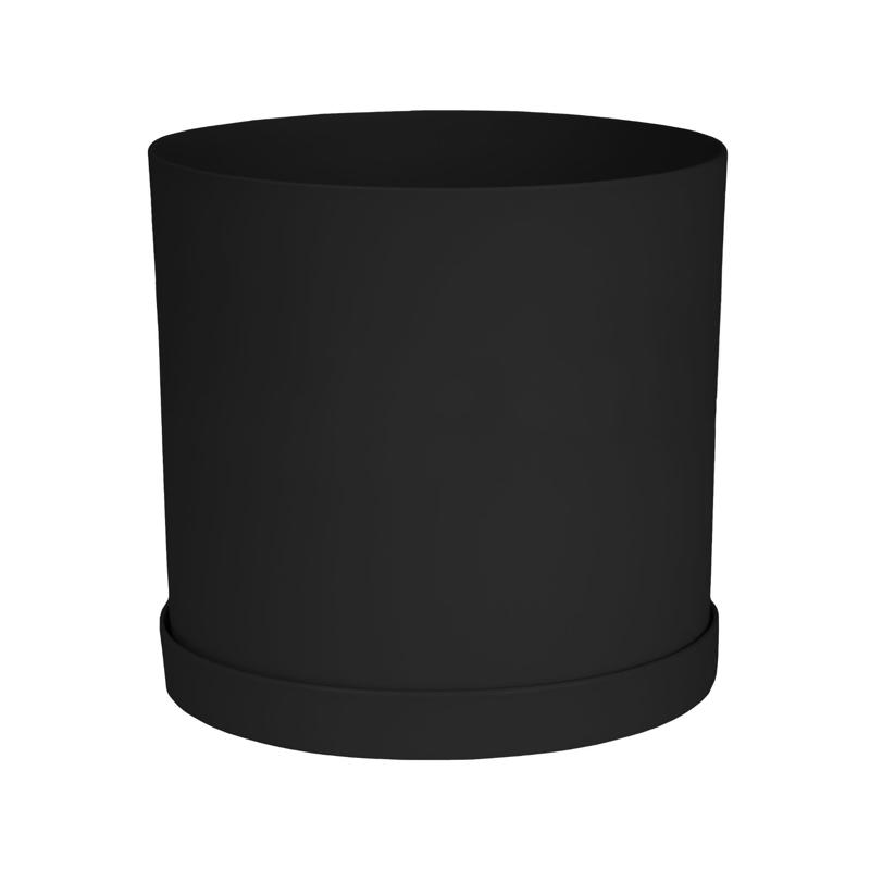 BLOEM MATHERS CHẬU TRỒNG CÂY ĐEN 25.4CM