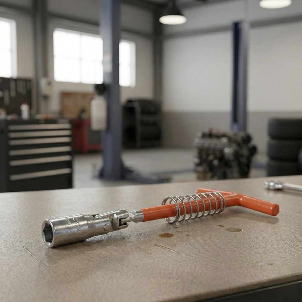 CẦN SIẾT CHỮ T CÓ LÒ XO TACTIX MÀU CAM 14MM