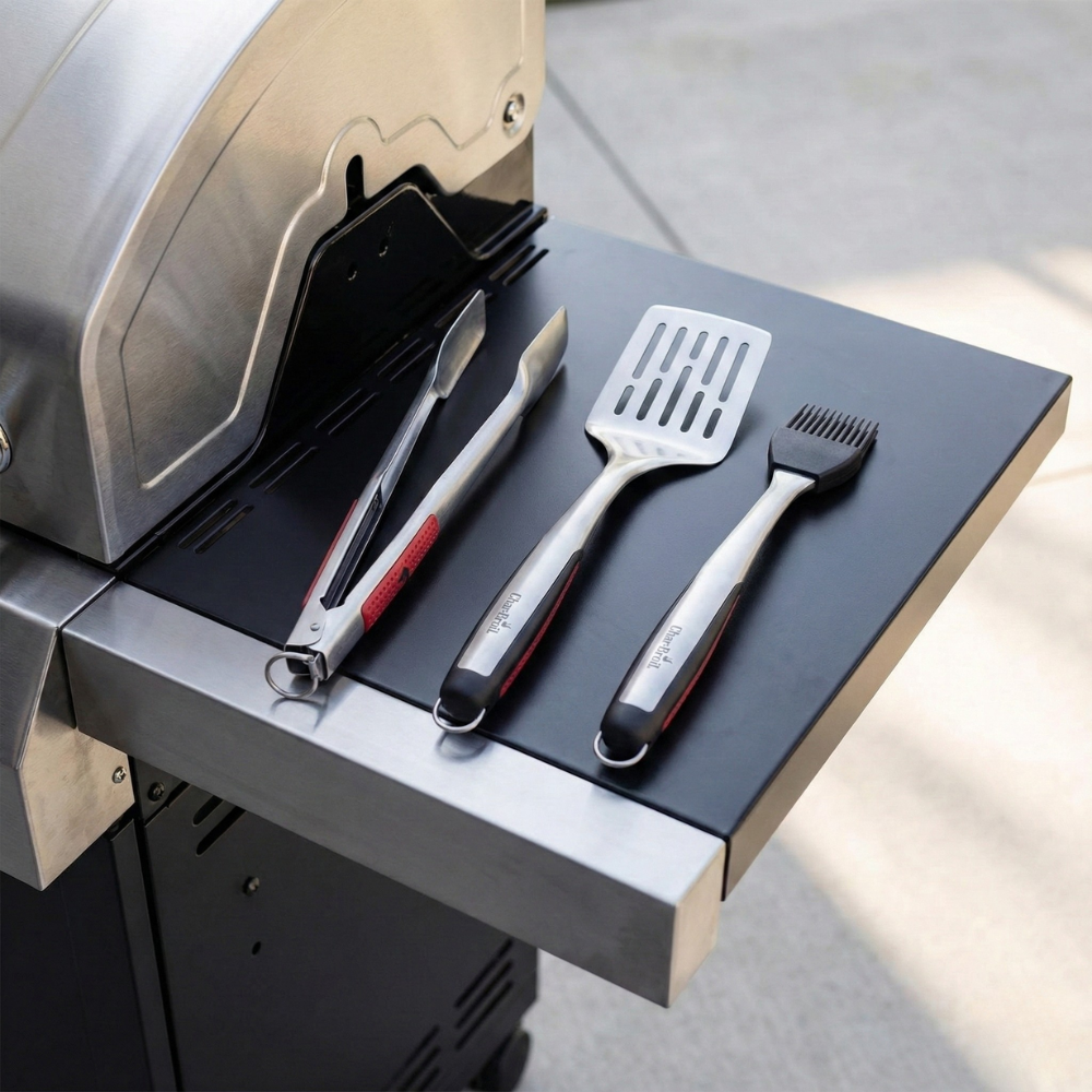 BỘ KẸP GẮP, XẺNG LẬT VÀ CỌ BBQ CHAR-BROIL