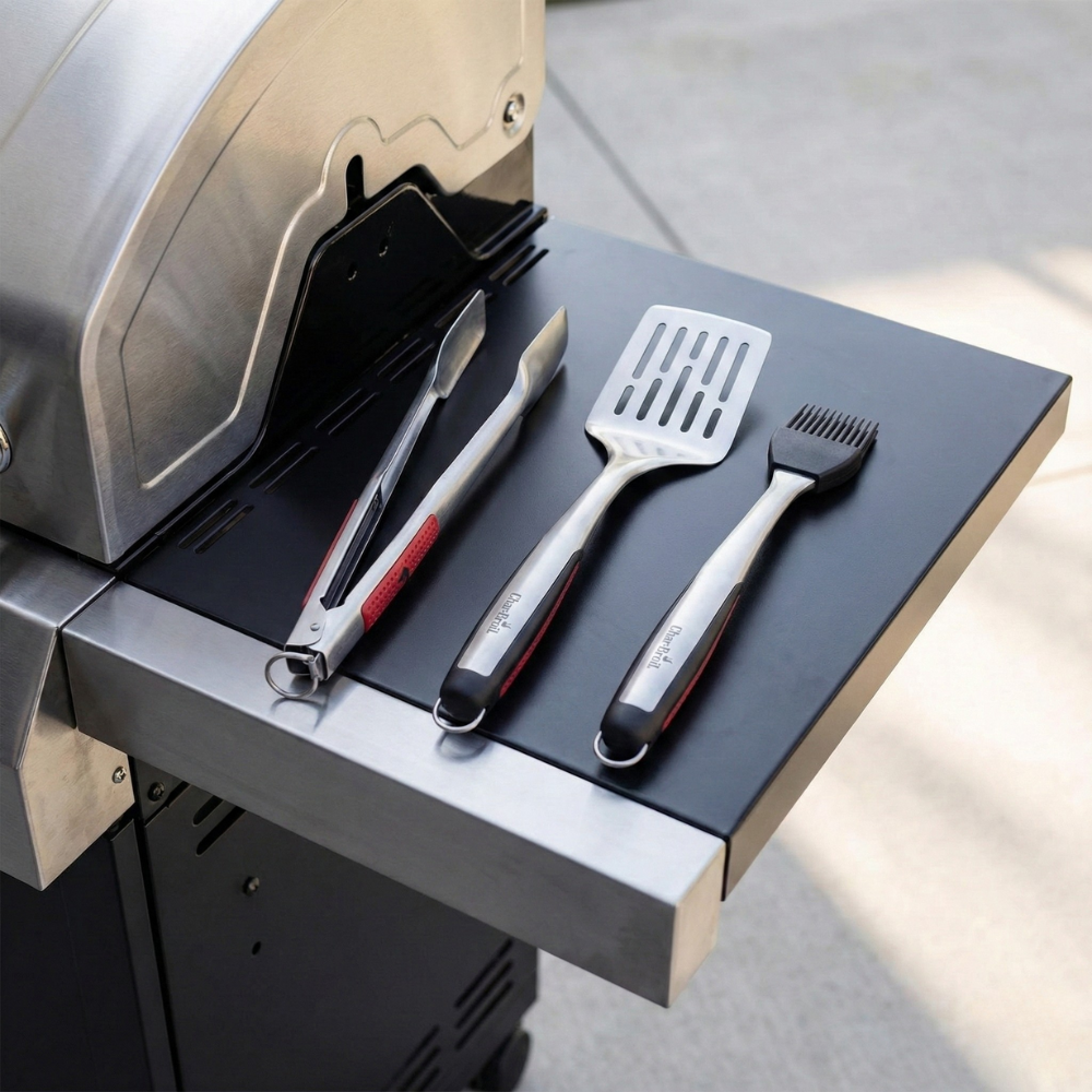 BỘ KẸP GẮP, XẺNG LẬT VÀ CỌ BBQ CHAR-BROIL