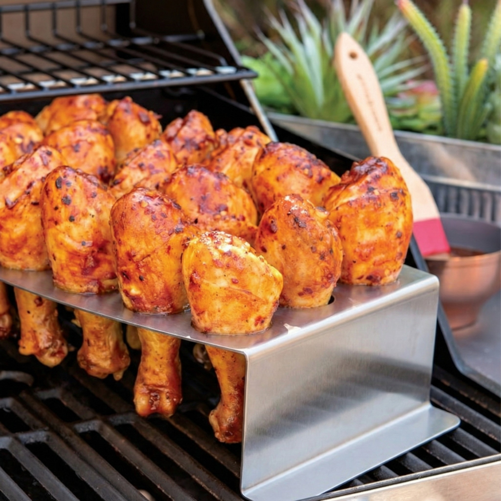 GIÁ NƯỚNG ĐÙI GÀ GRILLMARK THÉP KHÔNG GỈ