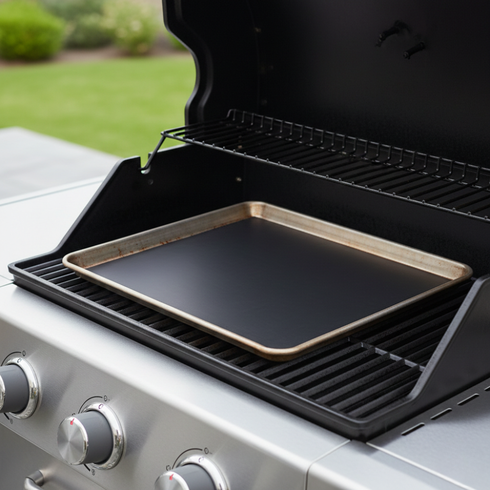 2 TẤM LÓT NƯỚNG SỢI THỦY TINH GRILLMARK 38X38CM