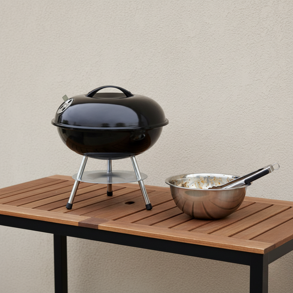 GRILL MARK BẾP NƯỚNG DÙNG THAN ĐƯỜNG KÍNH 35.36CM