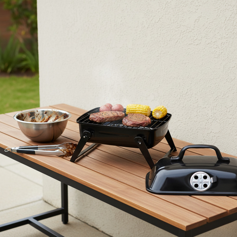 GRILL MARK BẾP NƯỚNG DÙNG THAN ĐƯỜNG KÍNH 36.30CM