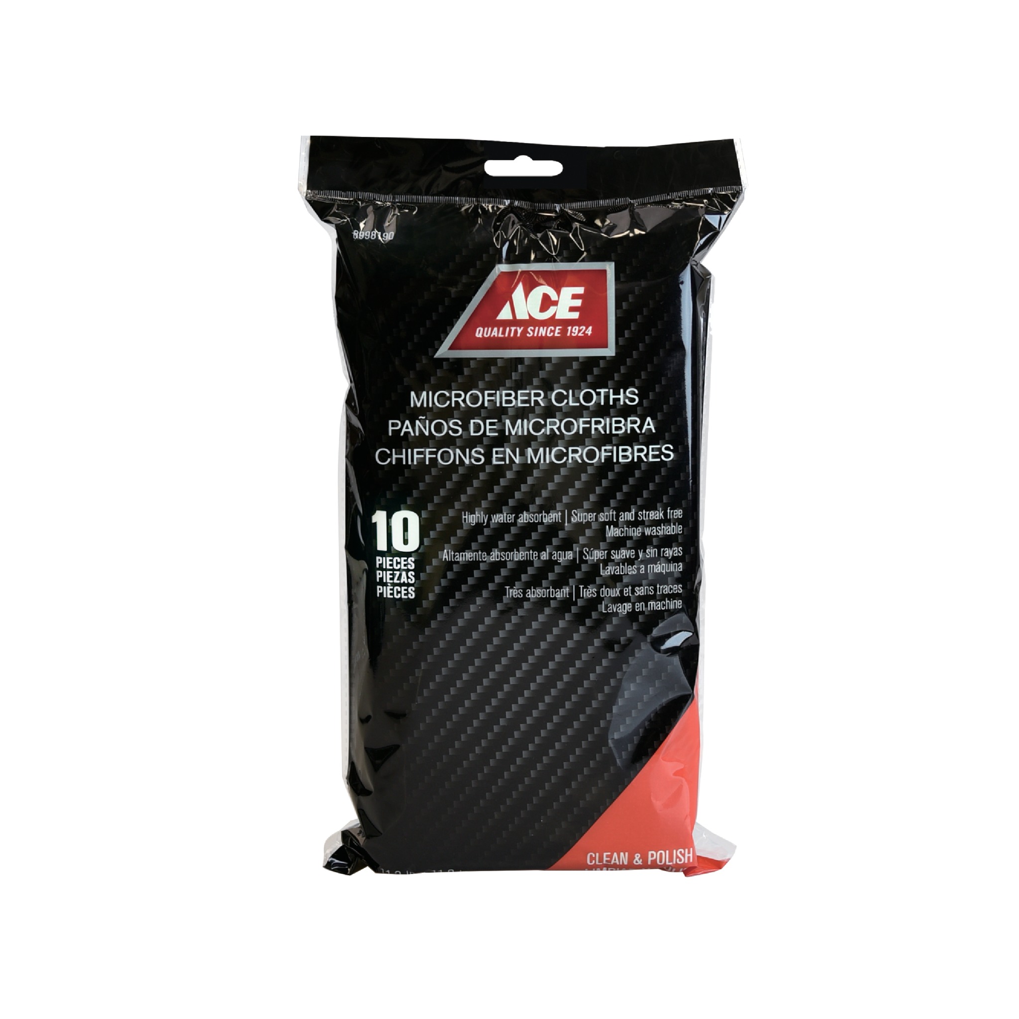 ACE GÓI 10 KHĂN LAU VỆ SINH VẢI MICROFIBER 30X30CM