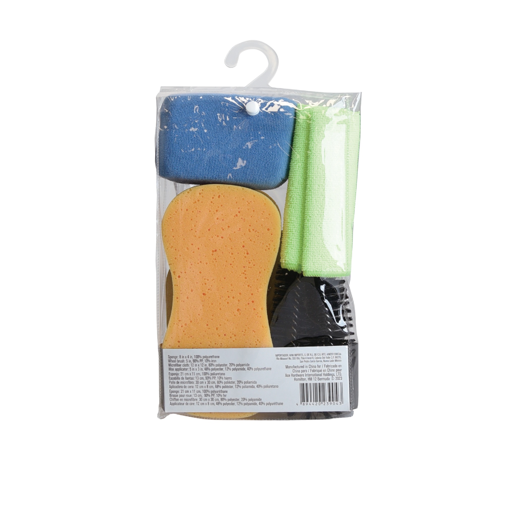 ACE GÓI 4 DỤNG CỤ VỆ SINH Ô TÔ