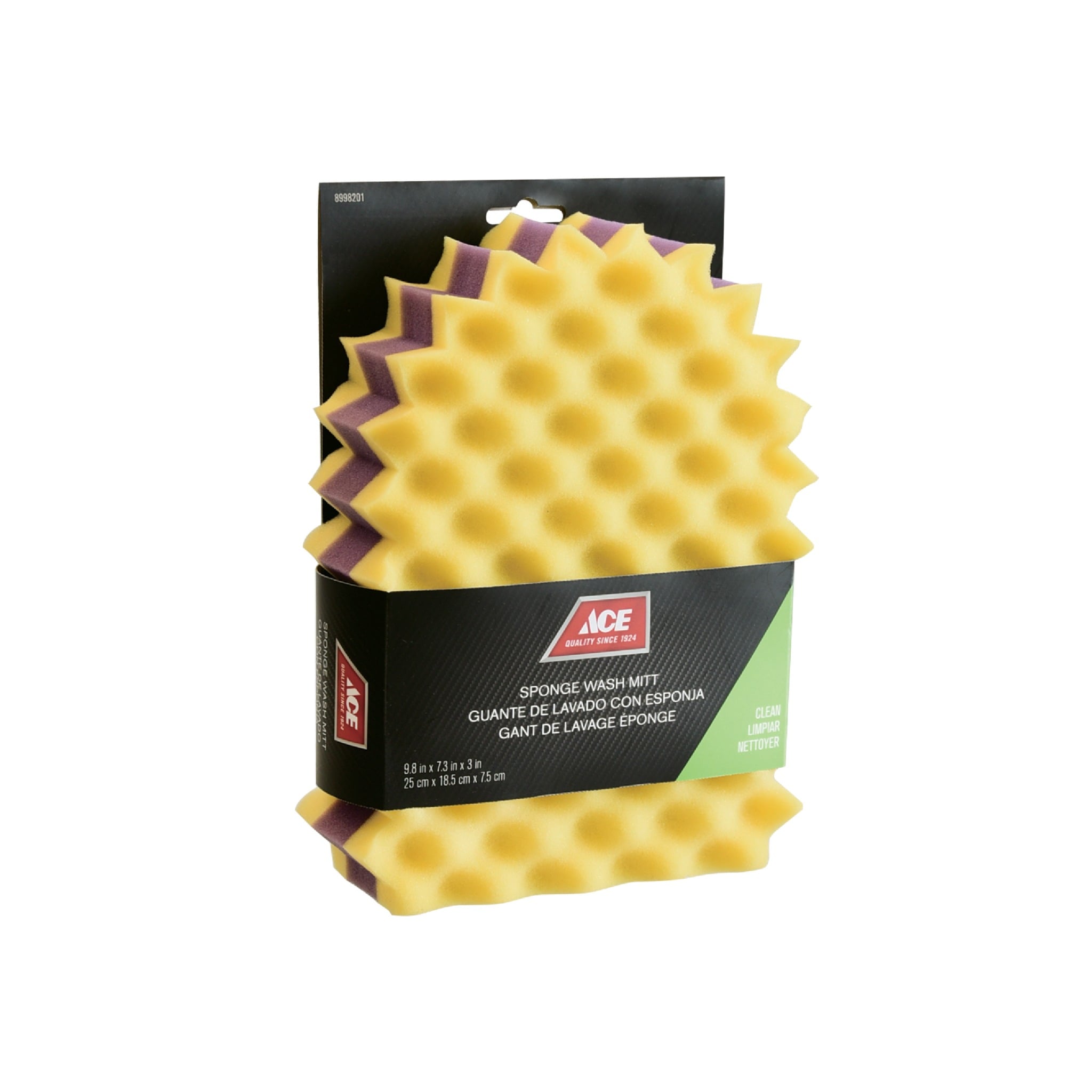 ACE BỌT BIỂN MÚT XỐP KIỂU CÁ SẤU 25X18.5X7.5CM