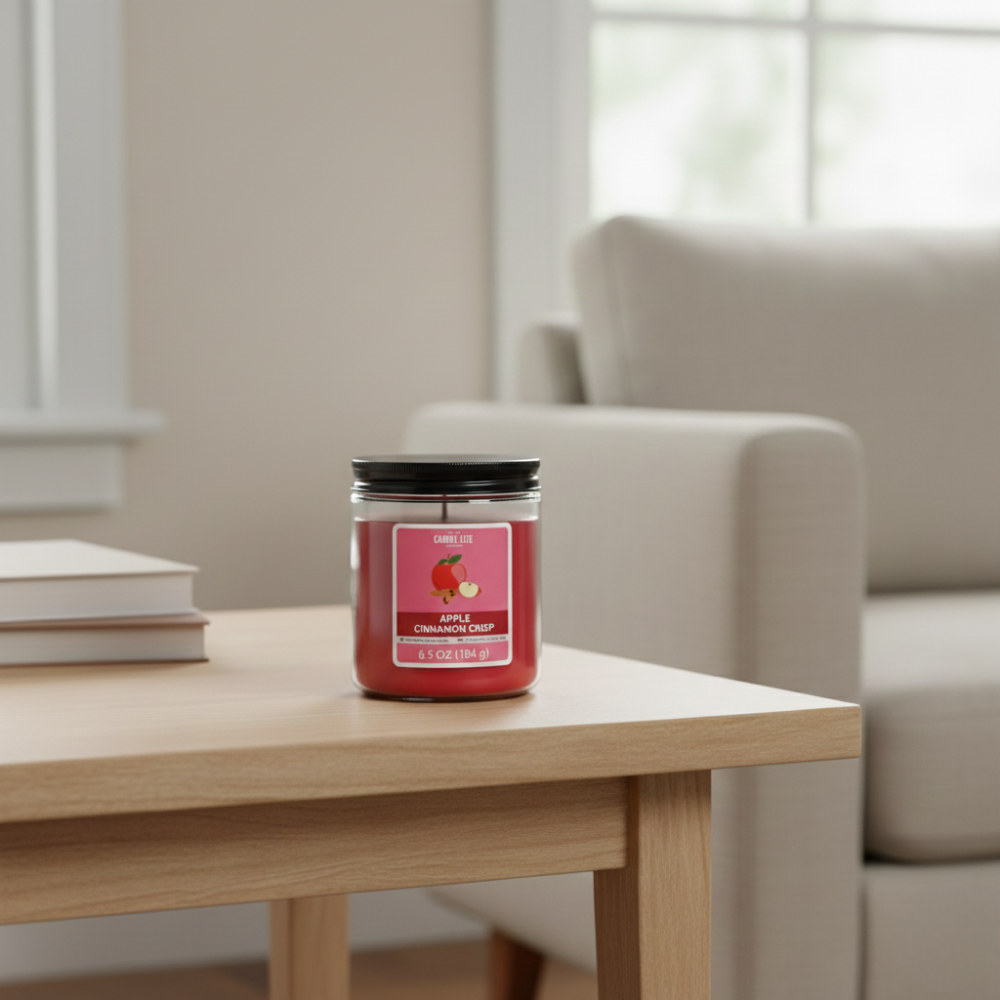 LỌ NẾN THƠM CANDLE-LITE HƯƠNG QUẾ VÀ TÁO 184G