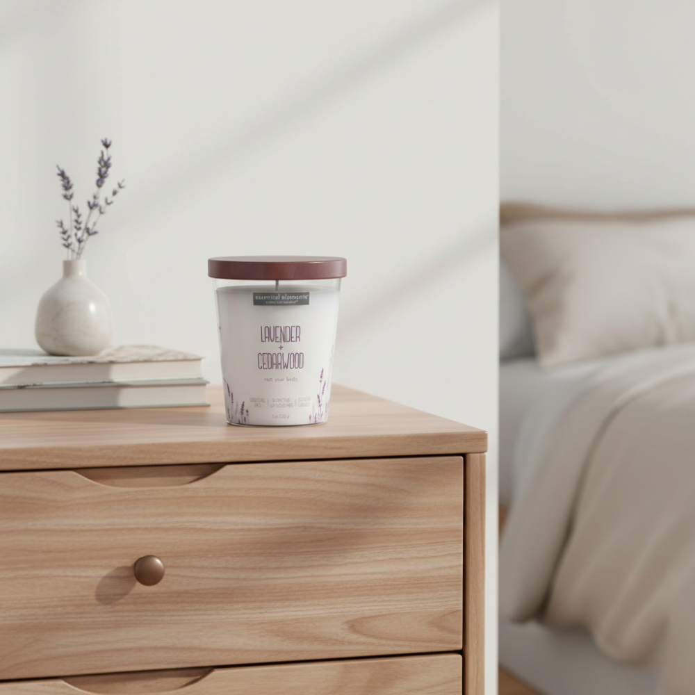 LỌ NẾN THƠM CANDLE-LITE-OẢI HƯƠNG&TUYẾT TÙNG 255G