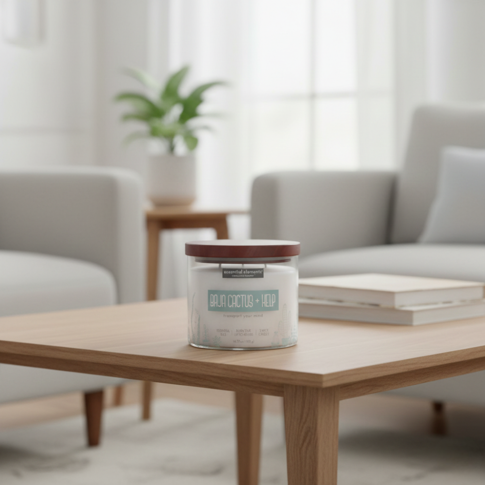 LỌ NẾN THƠM CANDLE-LITE-XƯƠNG RỒNG VÀ TẢO BẸ 418G