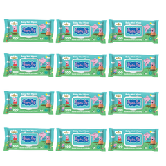 KHĂN ƯỚT OCEAN PEPPA PIG 100 TỜ (GÓI 12)