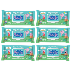 KHĂN ƯỚT OCEAN PEPPA PIG 100 TỜ (GÓI 6)