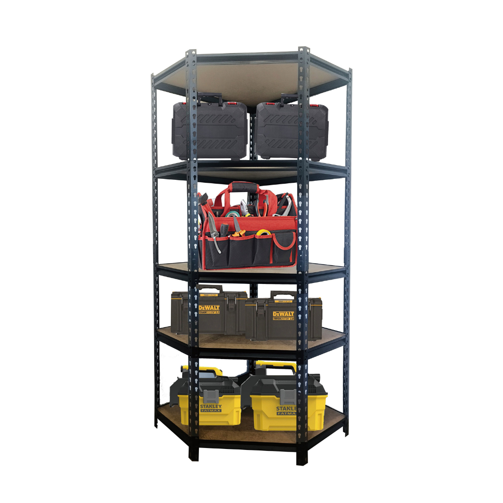 ACE KỆ GÓC TƯỜNG 5 TẦNG KHUNG THÉP MẶT KỆ MDF