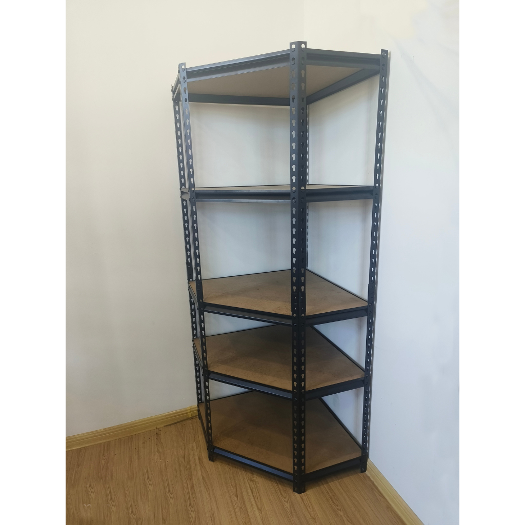 ACE KỆ GÓC TƯỜNG 5 TẦNG KHUNG THÉP MẶT KỆ MDF