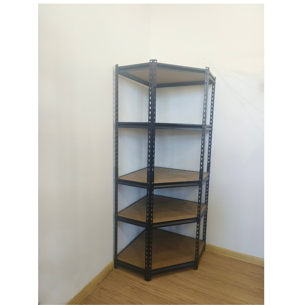 ACE KỆ GÓC TƯỜNG 5 TẦNG KHUNG THÉP MẶT KỆ MDF
