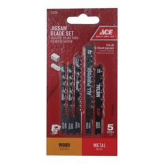 BỘ 5 LƯỠI CƯA BẰNG THÉP CACBON ACE