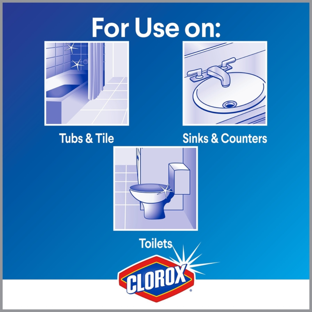 CLOROX XỊT TẨY RỬA PHÒNG TẮM DẠNG BỌT 887ML