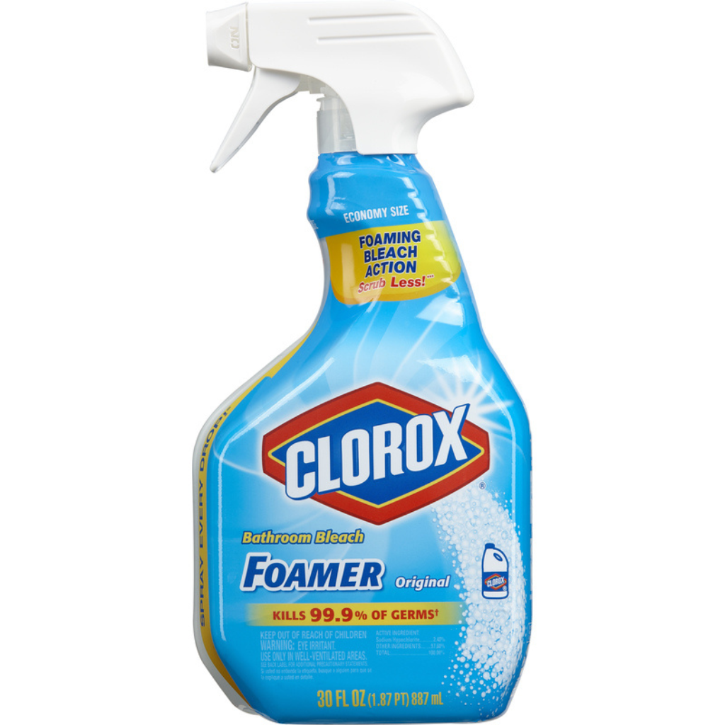 CLOROX XỊT TẨY RỬA PHÒNG TẮM DẠNG BỌT 887ML