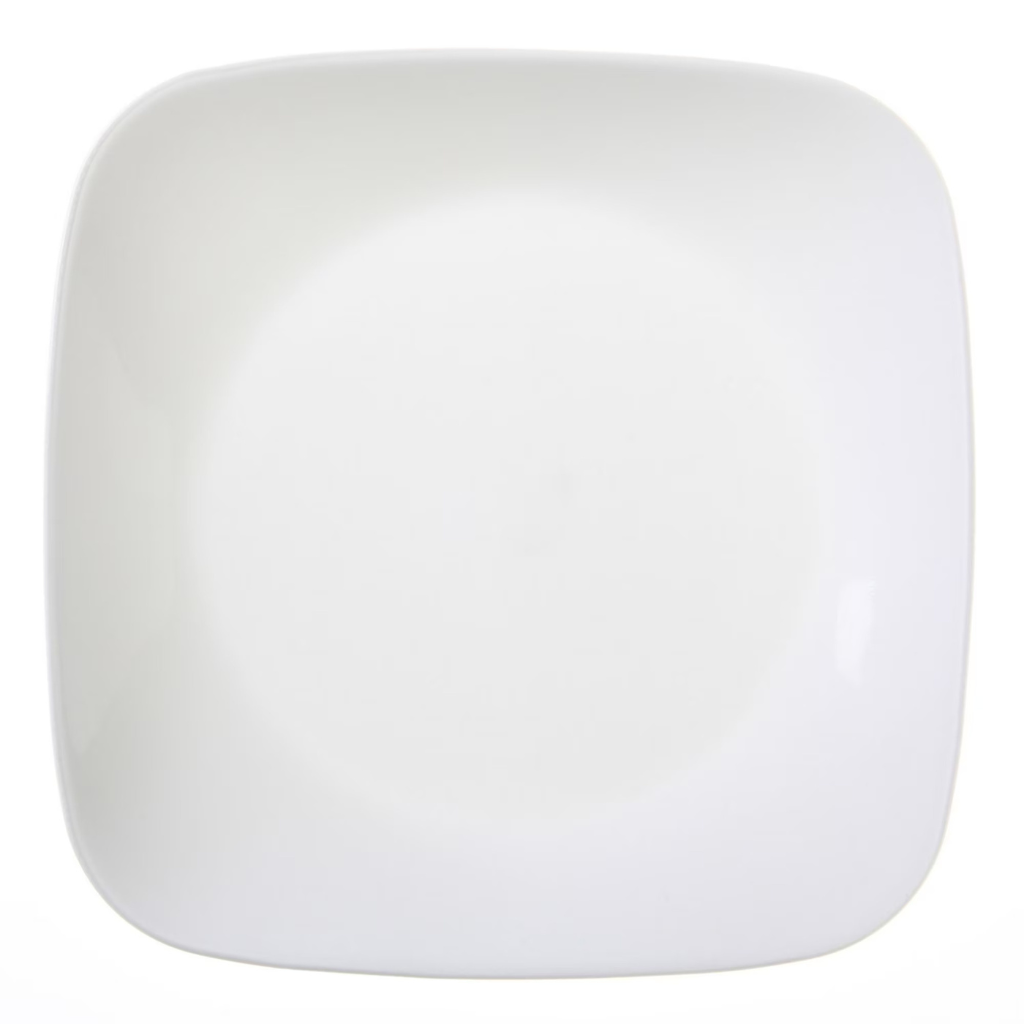 CORELLE ĐĨA ĂN BỮA CHÍNH VUÔNG MÀU TRẮNG 26.7CM