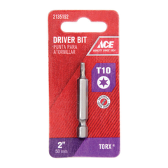 ĐẦU VÍT HÌNH SAO THÉP KHÔNG GỈ ACE T10 90X6.35MM
