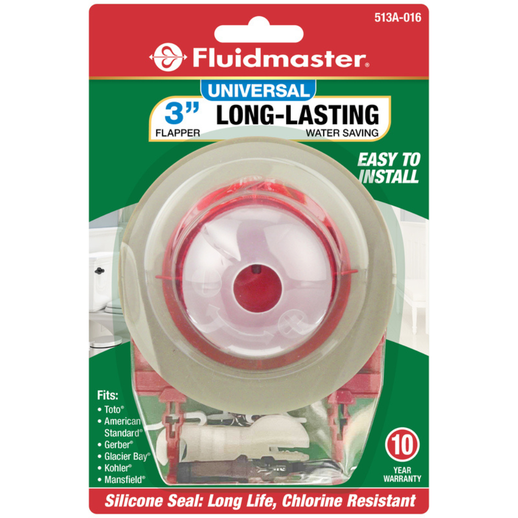 FLUIDMASTER NẮP VAN XẢ BỒN CẦU NHỰA 7.6CM
