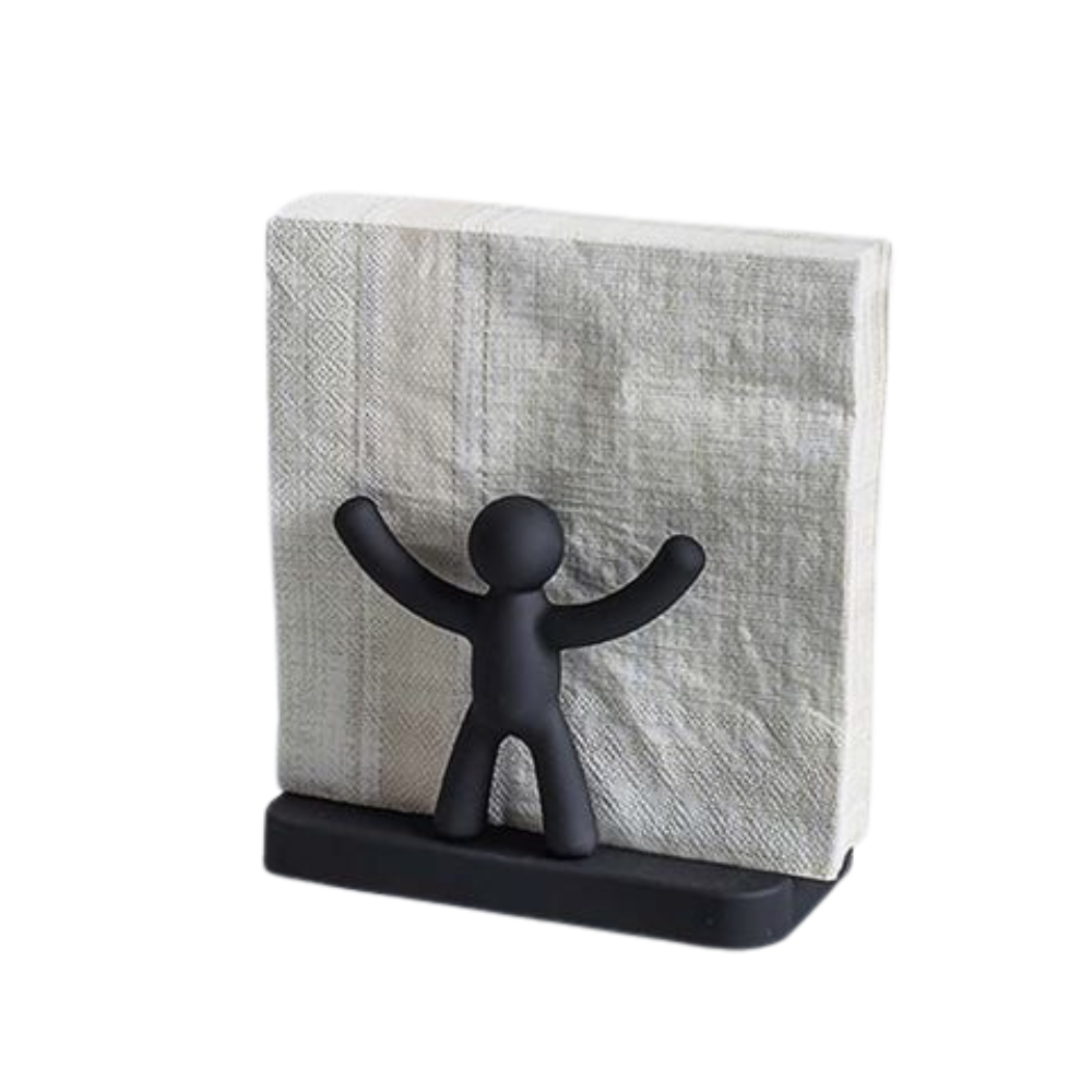 GIÁ ĐỠ KHĂN ĂN HÌNH NGƯỜI UMBRA BUDDY ĐEN