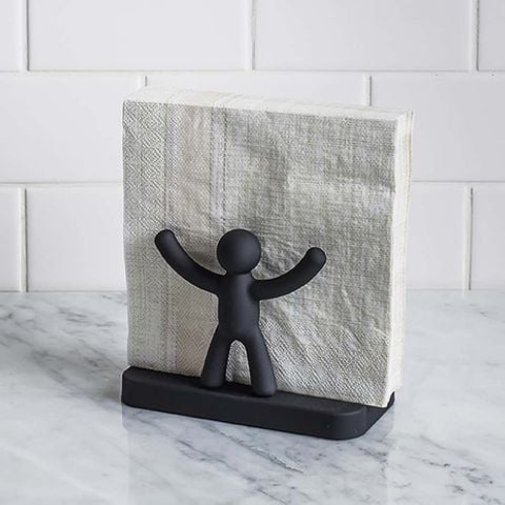 GIÁ ĐỠ KHĂN ĂN HÌNH NGƯỜI UMBRA BUDDY ĐEN
