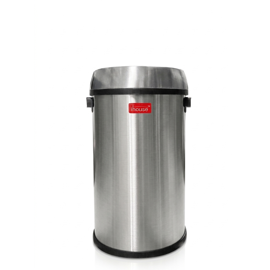 IHOUSE THÙNG RÁC TRONG NHÀ INOX, KHÔNG LÓT, 65L