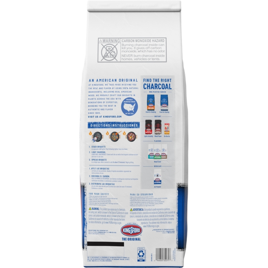 KINGSFORD THAN BÁNH GỖ TỰ NHIÊN, CHÁY LÂU, 3.62KG