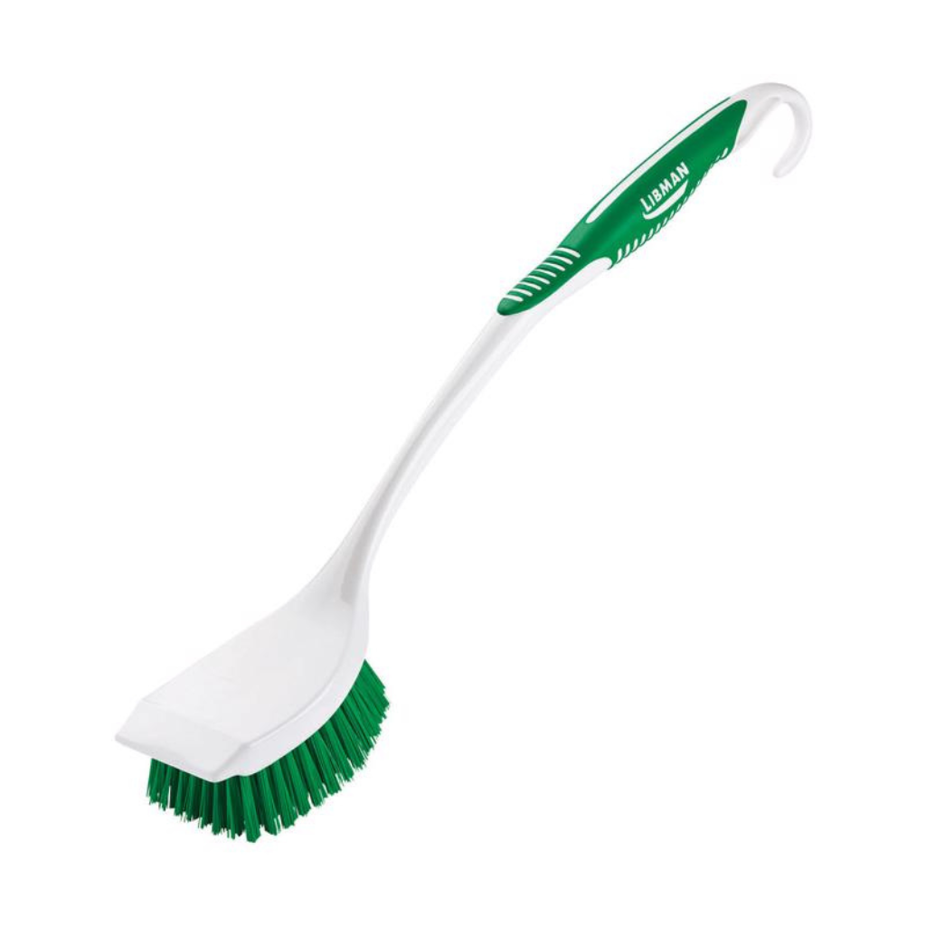 LIBMAN BÀN CHẢI BẾP CẦM TAY CÁN NHỰA DÀI 34CM