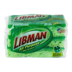 LIBMAN BỌT BIỂN CỌ RỬA XENLULO 11.4X7.6X2.54CM