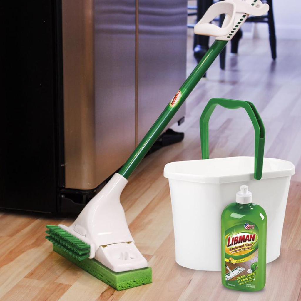 LIBMAN CÂY LAU NHÀ BỌT BIỂN 22CM, ĐẦU BÀN CHẢI