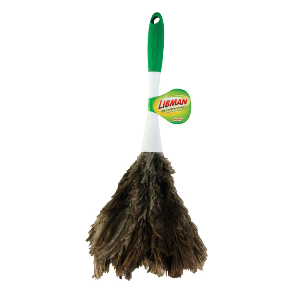 LIBMAN CHỔI PHỦI BỤI LÔNG ĐÀ ĐIỂU CÁN NHỰA