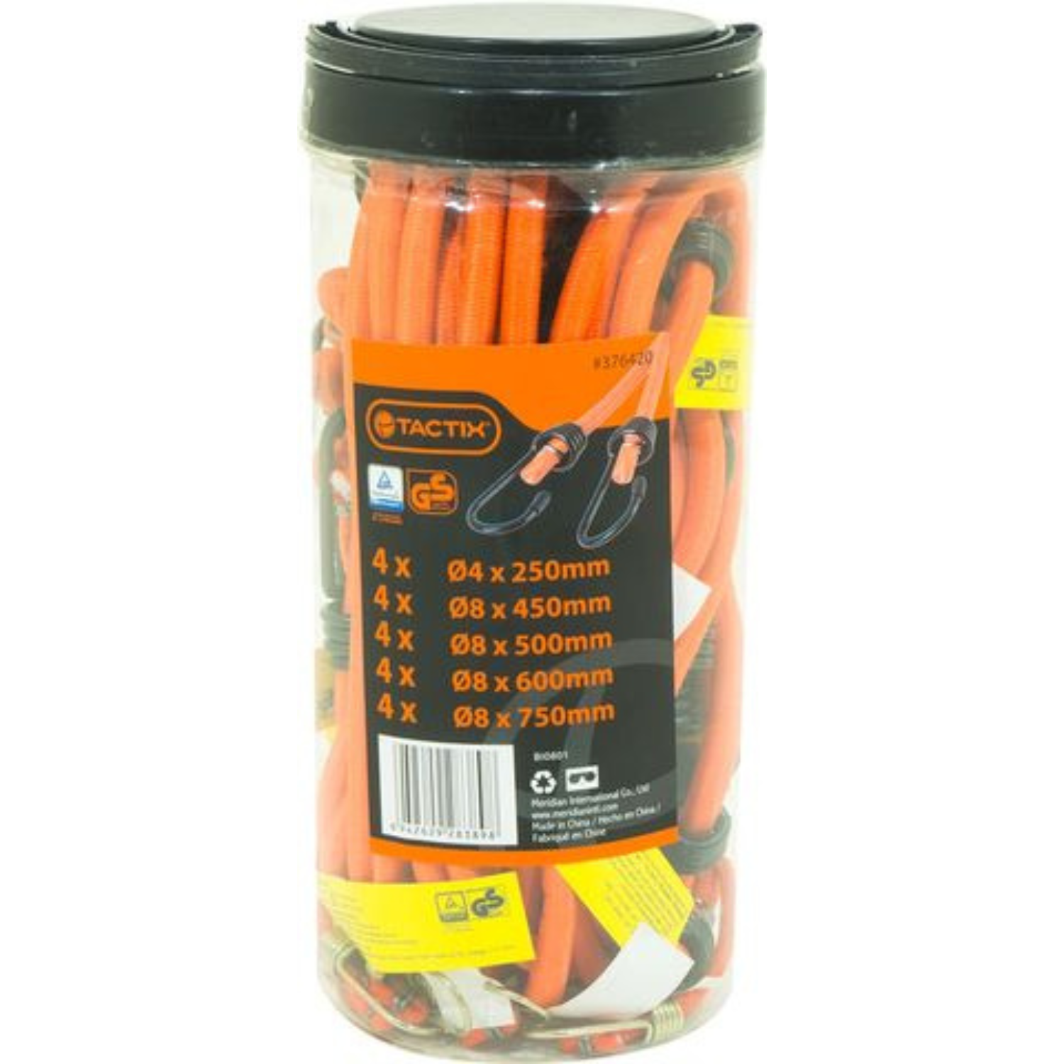 BỘ 20 DÂY RÀNG TACTIX MÀU CAM MÓC BẰNG THÉP