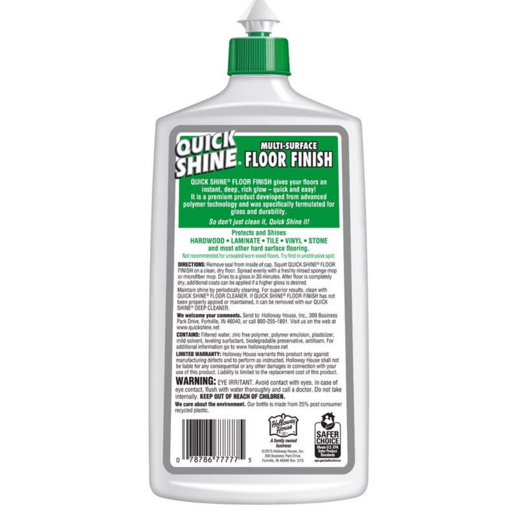 QUICK SHINE NƯỚC PHỦ BÓNG SÀN GỖ, ĐÁ 800ML