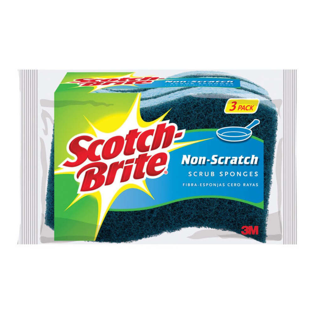 SCOTCH BRITE GÓI 3 MIẾNG BỌT BIỂN ĐA NĂNG 11CM