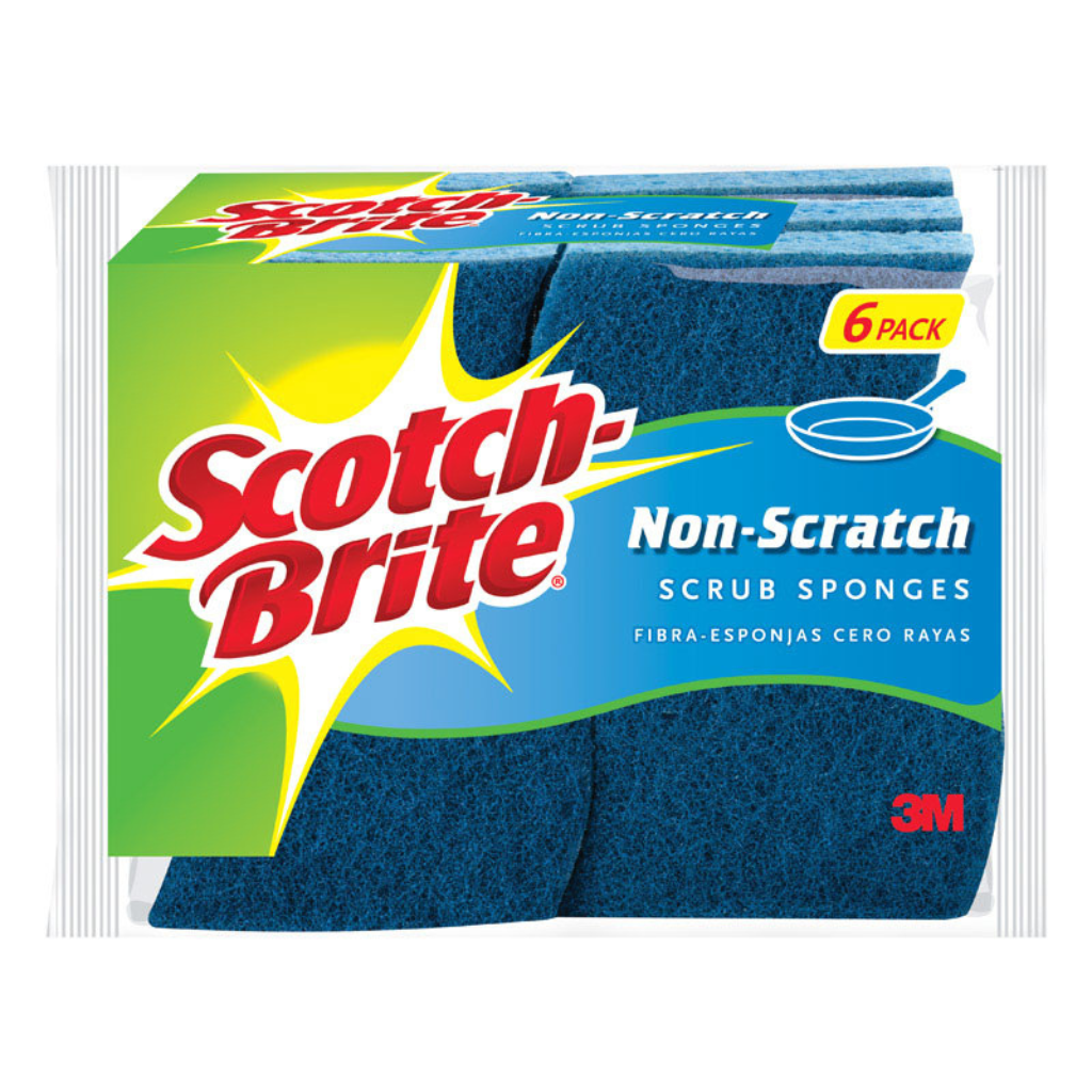 SCOTCH BRITE GÓI 6 MIẾNG BỌT BIỂN 11.1CM