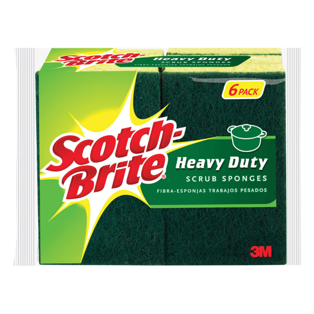 SCOTCH BRITE GÓI 6 MIẾNG BỌT BIỂN 11.4CM