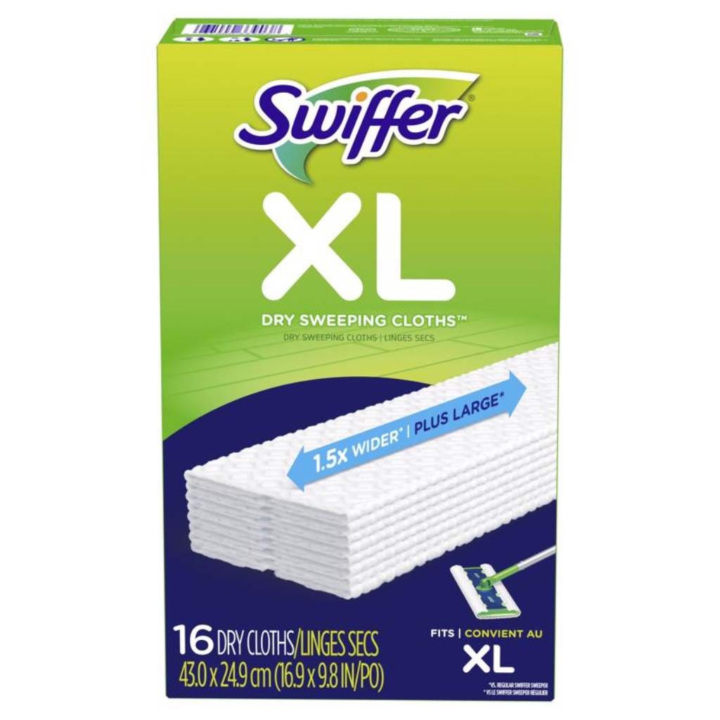 SWIFFER GÓI 16 MIẾNG LAU KHÔ SÀN MICROFIBER XL