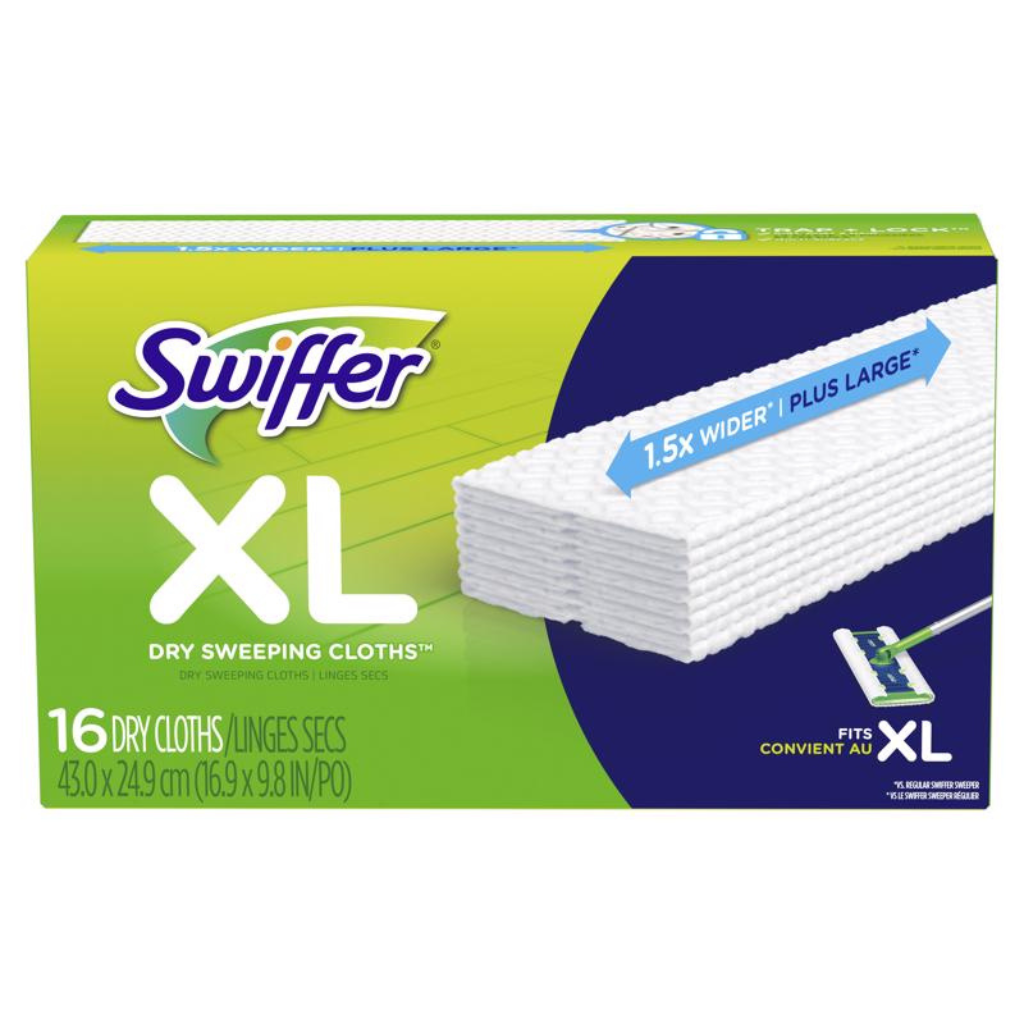 SWIFFER GÓI 16 MIẾNG LAU KHÔ SÀN MICROFIBER XL