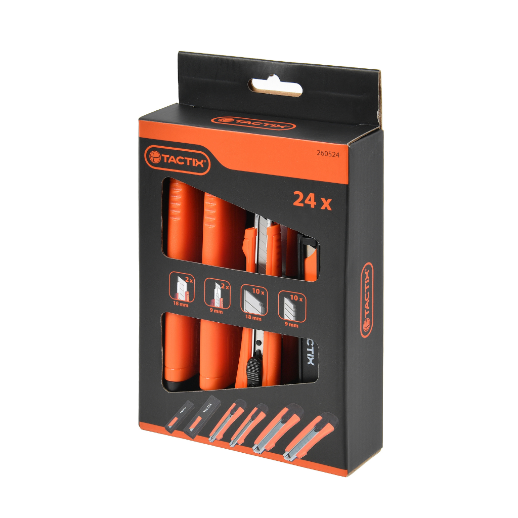 TACTIX BỘ 4 DAO RỌC GIẤY VÀ 20 LƯỠI THAY THẾ