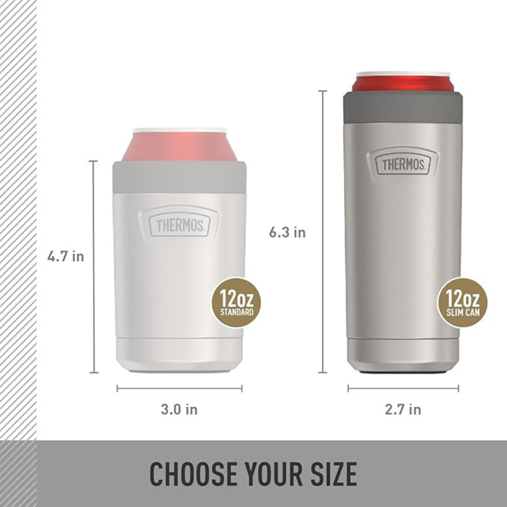 THERMOS ỐNG GIỮ NHIỆT LON NƯỚC CHÂN KHÔNG 355ML