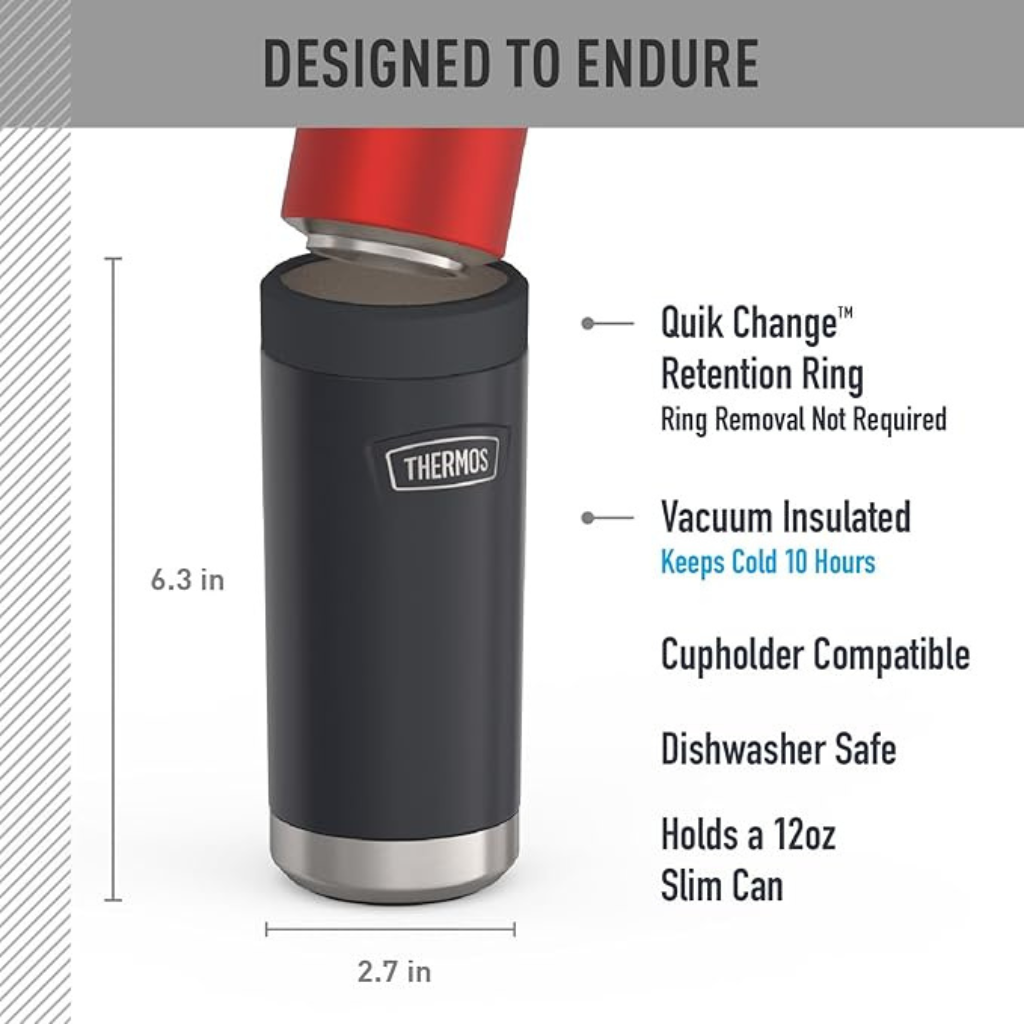 THERMOS ỐNG GIỮ NHIỆT LON NƯỚC CHÂN KHÔNG 355ML