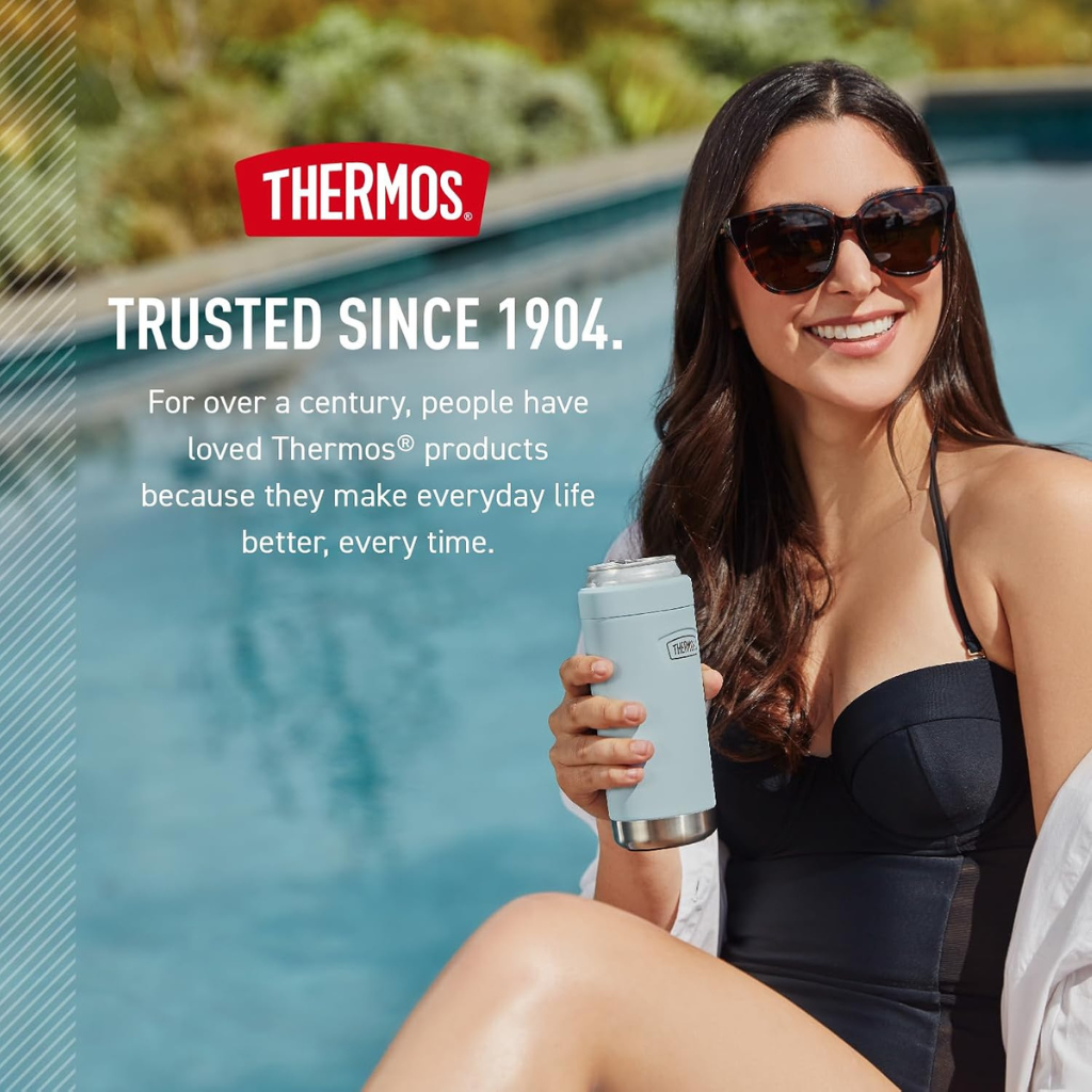 THERMOS ỐNG GIỮ NHIỆT LON NƯỚC CHÂN KHÔNG 355ML